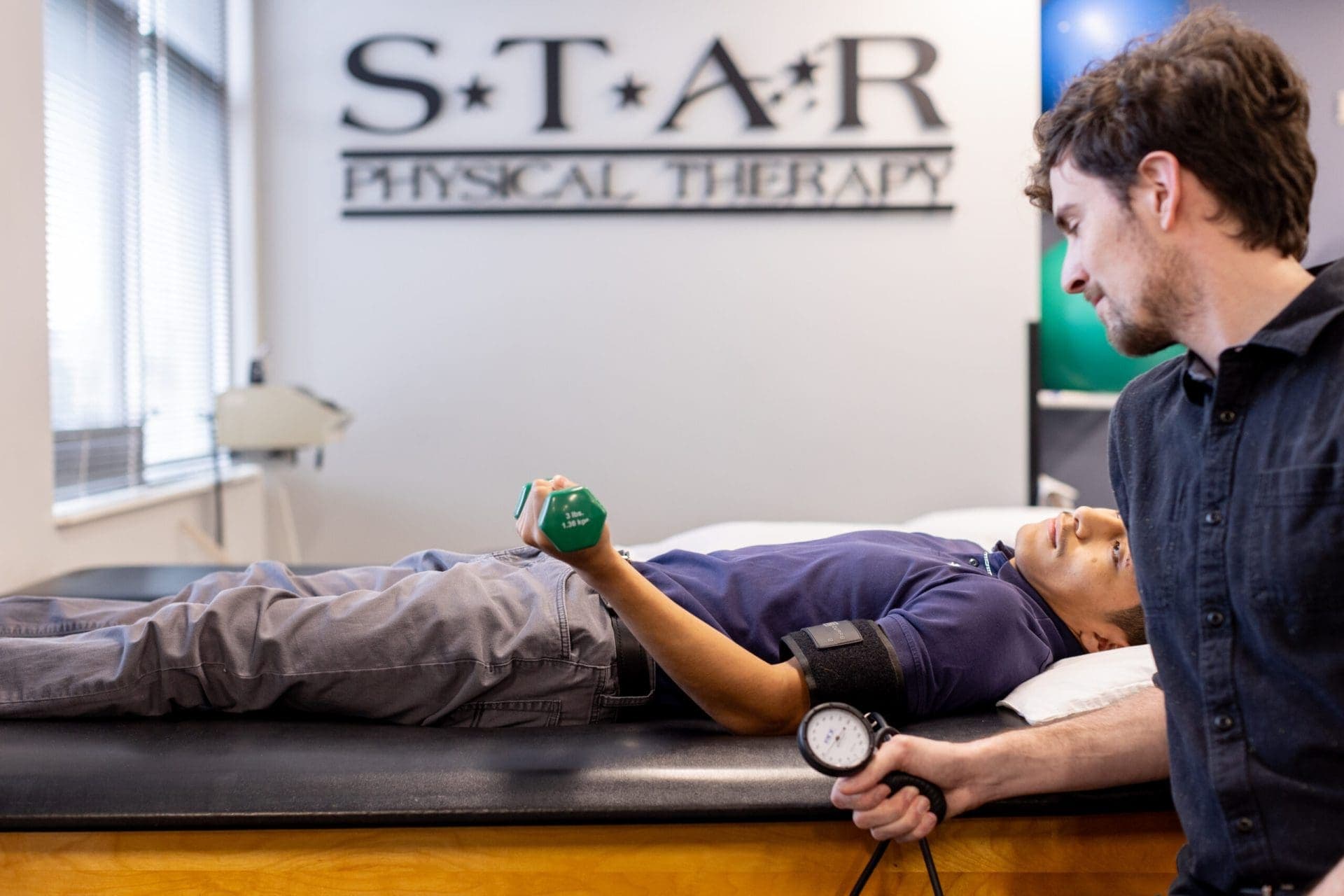 A Star Physical Therapy session